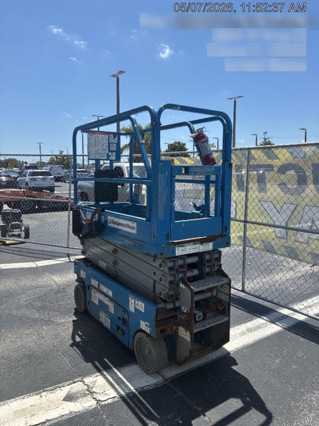 2020 Genie GS-1930 Solid Non Marking Tires, Beacon, Folding rails with half height swing gate
