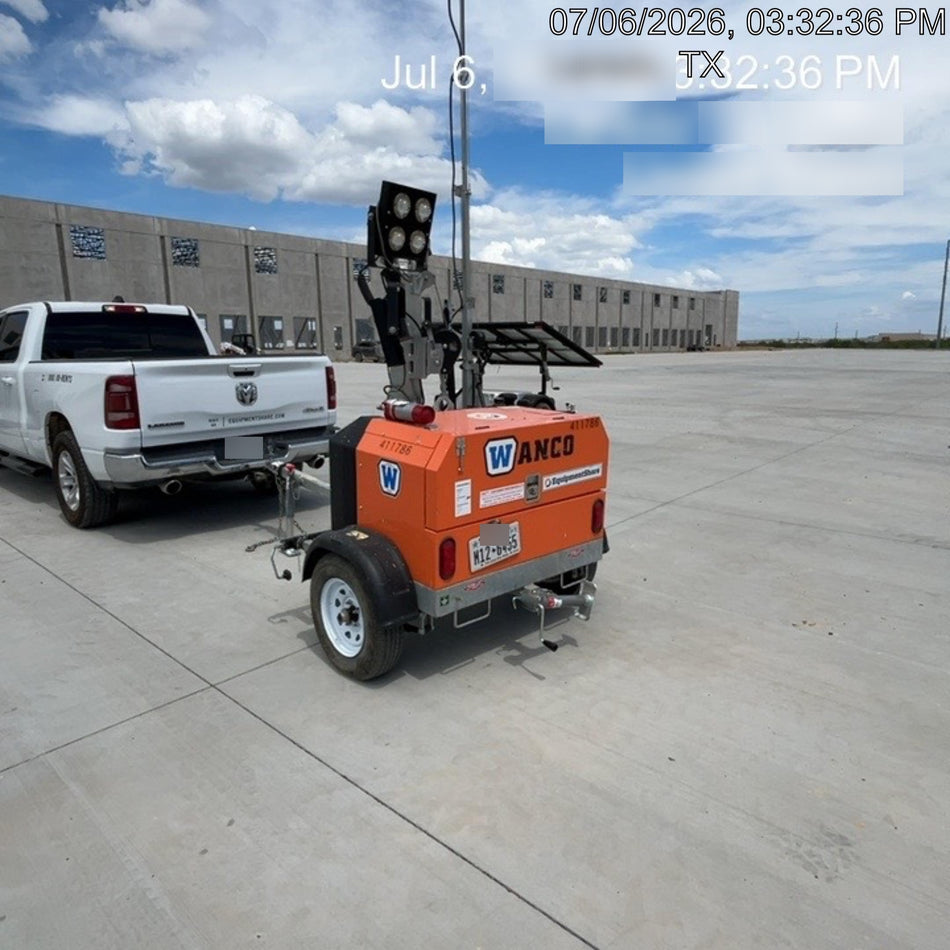 2024 Wanco WLTT-4MM4K Diesel, Deep Sea Controller, Shore Power Plug, Auto Start, (4) 350W LED Floodlights, 4kW Generator, 60 Gal Fuel Tank, 2" Ball, T3