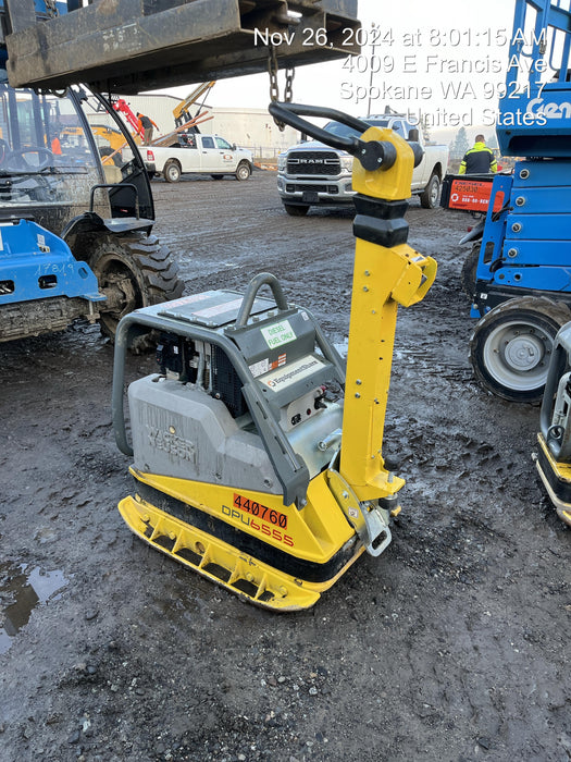 2024 Wacker Neuson DPU6555Heh Hatz Diesel, Reversible Plate Compactor, electric start