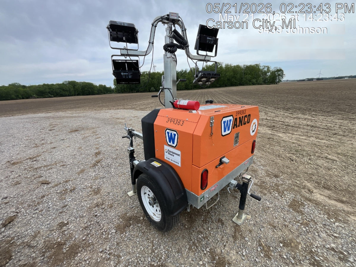 2024 Wanco WLTT-4MM4K Diesel, Deep Sea Controller, Shore Power Plug, Auto Start, (4) 350W LED Floodlights, 4kW Generator, 60 Gal Fuel Tank, 2" Ball, T3