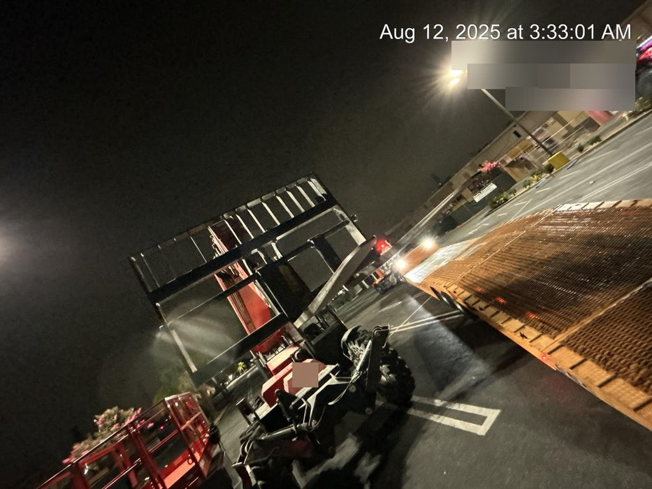 2019 Manitou MTA10055 Canopy, 120 HP, Solid Tires, Work Lights, Lift Hook, Auxiliary Hydraulics 66" Carriage and 60" Forks