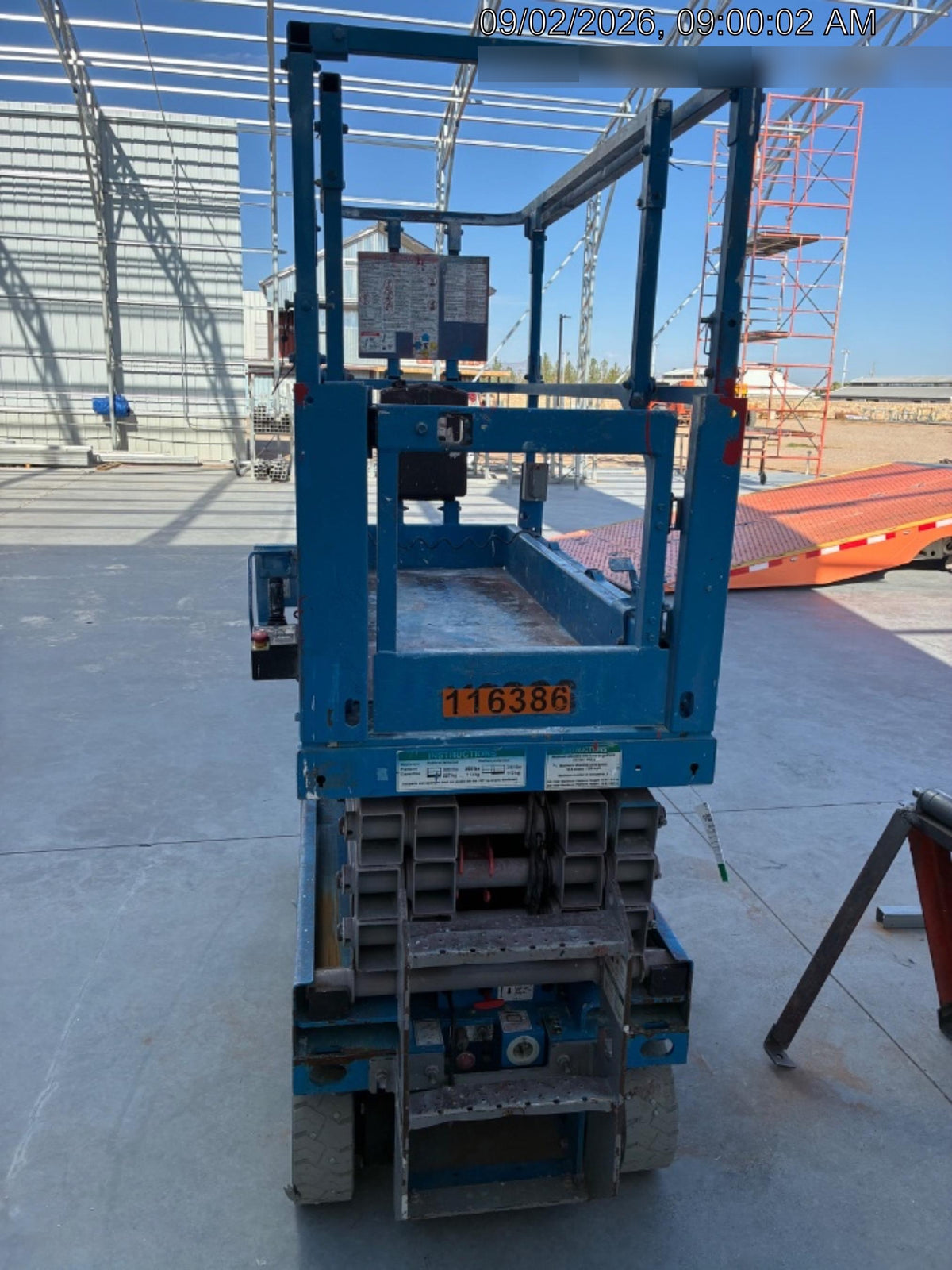 2020 Genie GS-1930 Solid Non Marking Tires, Beacon, Folding rails with half height swing gate
