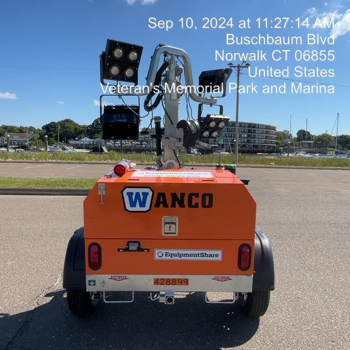 2024 Wanco WLTT-4MM4K Diesel, Deep Sea Controller, Shore Power Plug, Auto Start, (4) 350W LED Floodlights, 4kW Generator, 60 Gal Fuel Tank, 2" Ball, T3