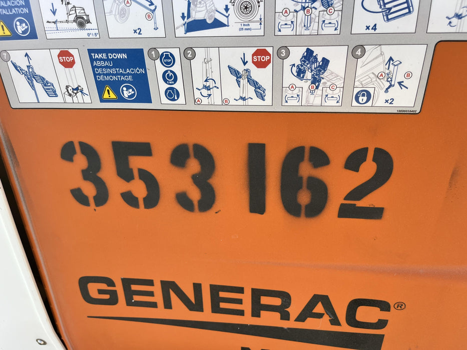 2023 Generac MLT2 Diesel, Flex Switch 120V Input, Powerzone Controller, (4) 320W LED Lights, 4kW Generator, 39.9 Gal Fuel Tank, 2" Ball, T3