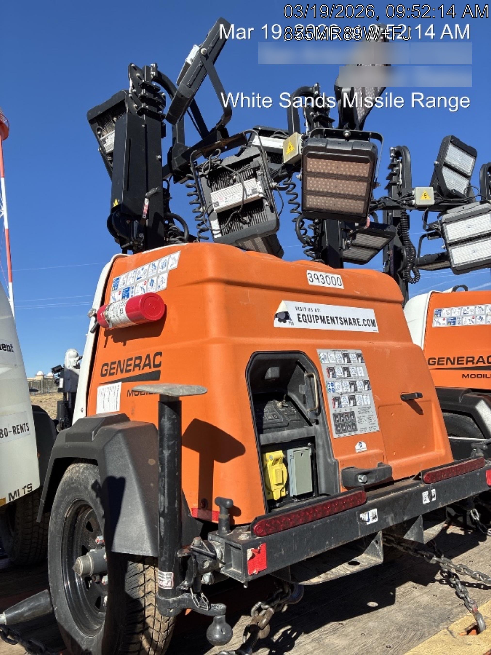 2023 Generac MLT2 Diesel, Flex Switch 120V Input, Powerzone Controller, (4) 320W LED Lights, 4kW Generator, 39.9 Gal Fuel Tank, 2" Ball, T3