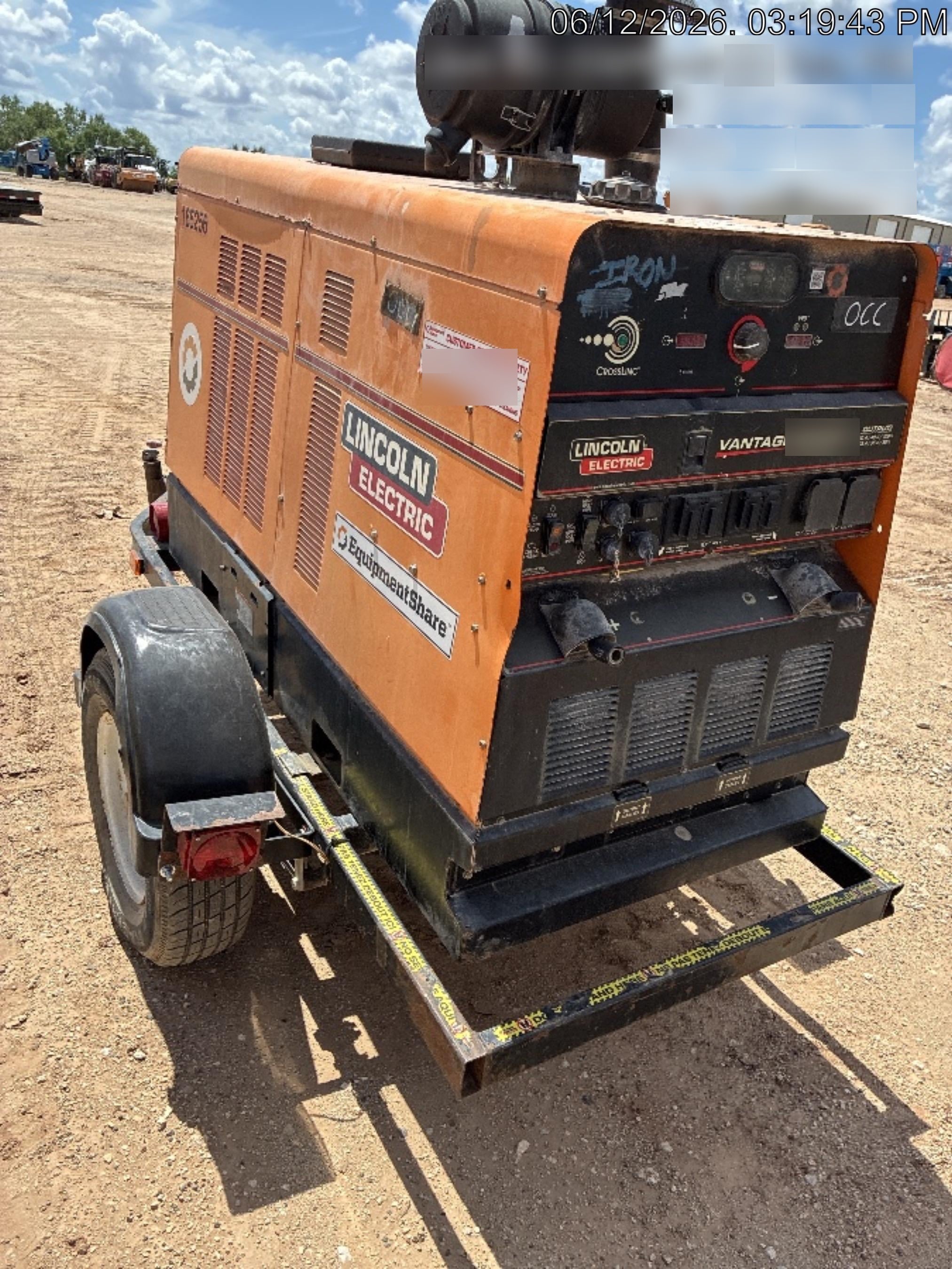 2021 Lincoln Electric Vantage 549X VANTAGE 549X READY-PAK 3 (EQUIPMENTSHARE)