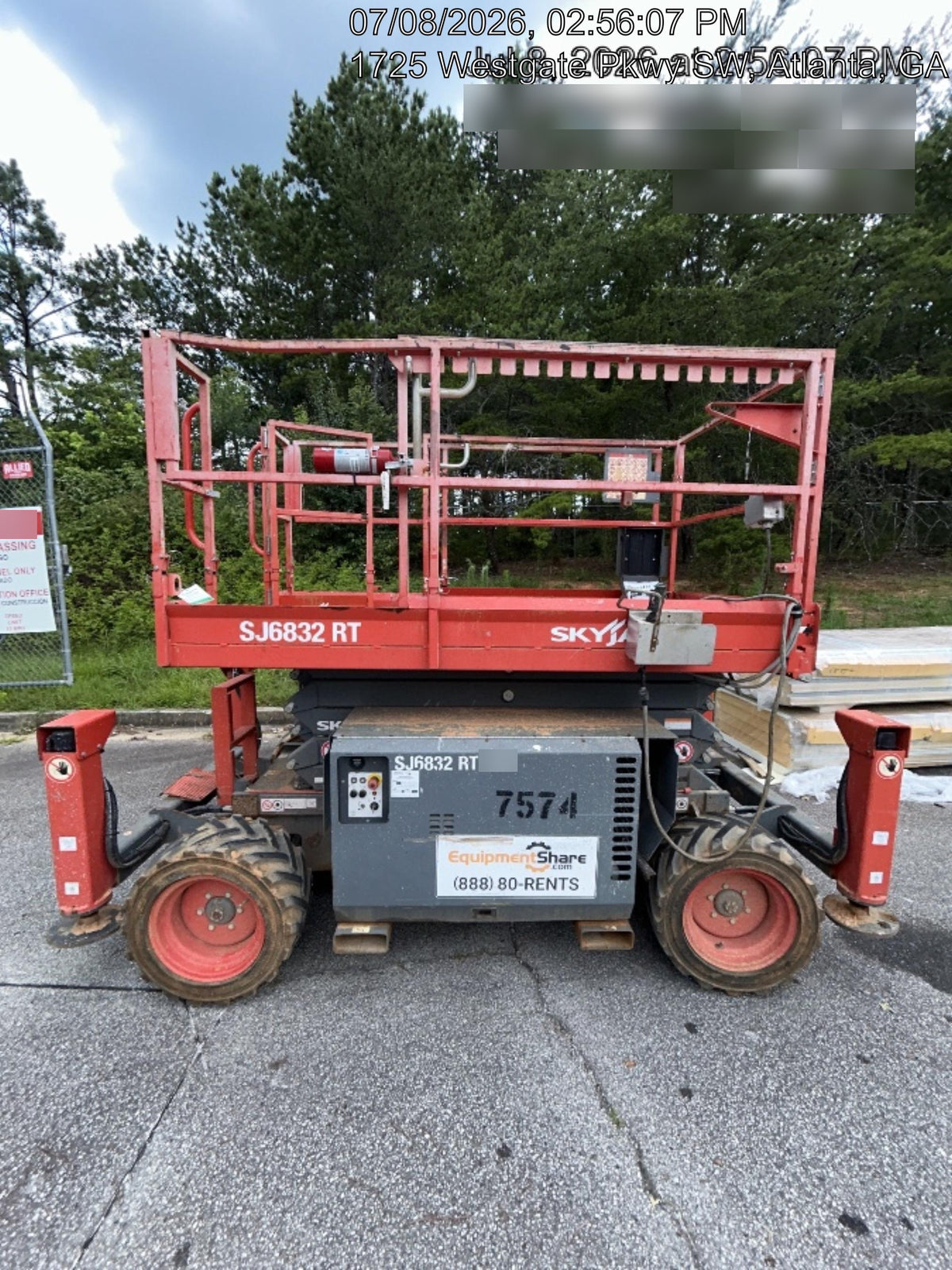 2018 SKYJACK SJ6832 RT