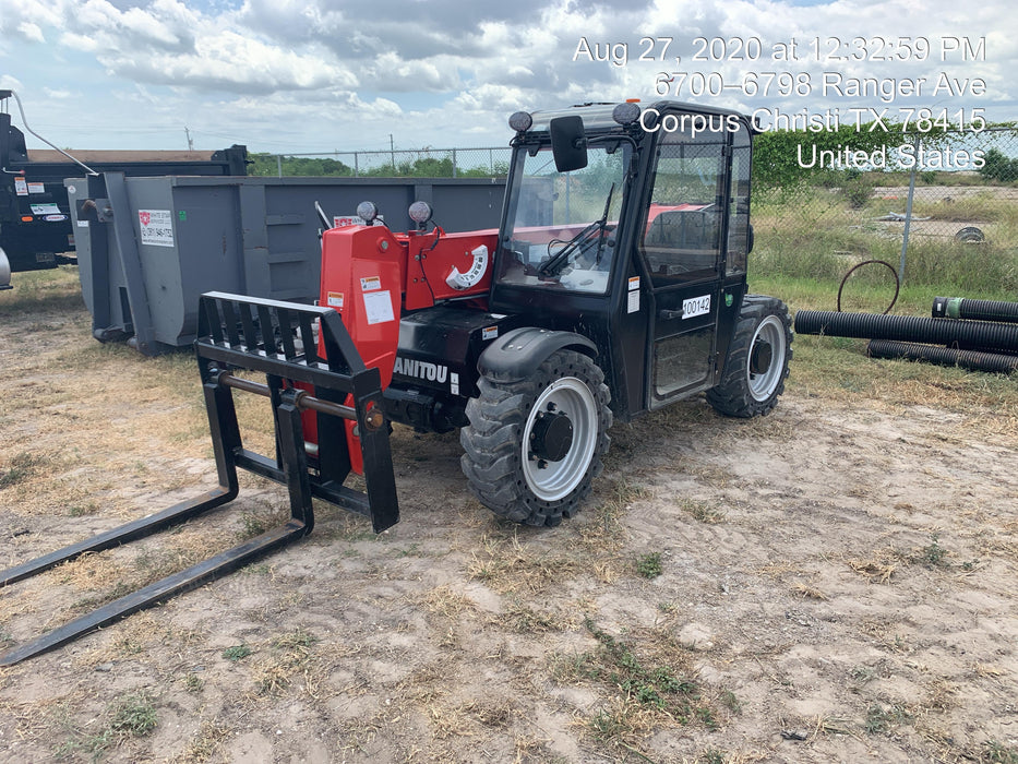2020 Manitou MTA5519 Cab/Heat/Air, Solid Tires, Work Lights, Beacon, Aux Hydraulics, Back up Alarm, Mirrors, ES Keypad