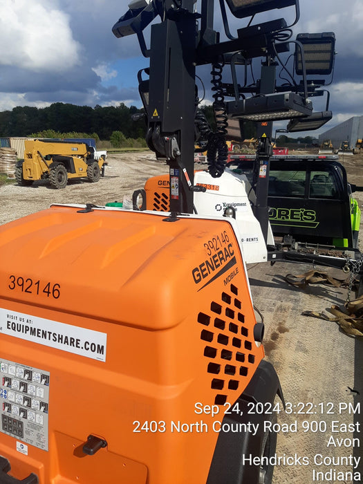 2024 Generac MLT2 Diesel, Flex Switch 120V Input, Powerzone Controller, 
(4) 320W LED Lights, 4kW Generator, 39.9 Gal Fuel Tank, 2" Ball, T3