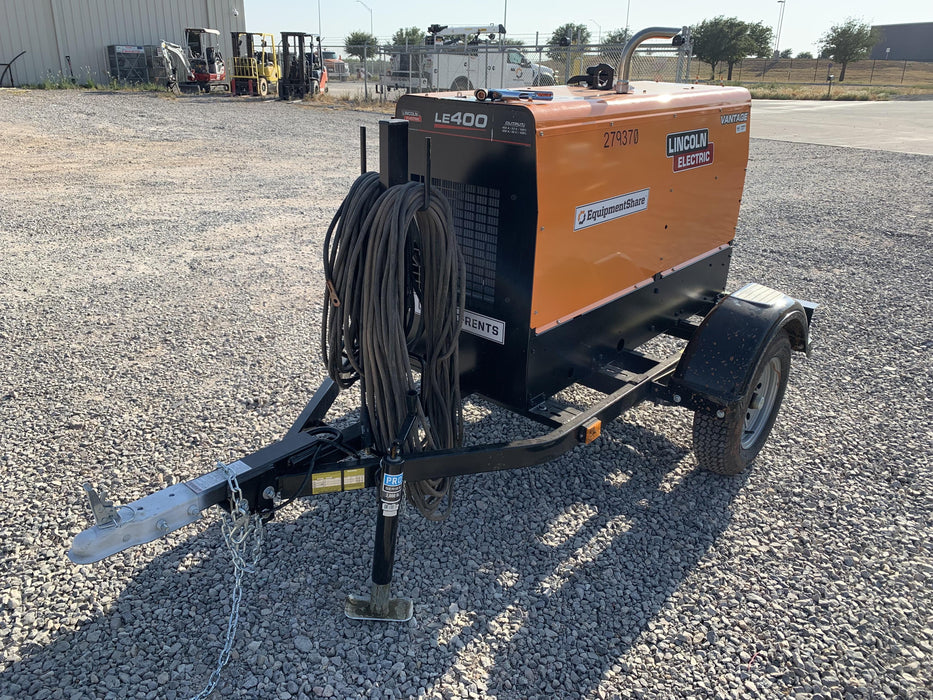 2022 Lincoln Electric LE400 Kubota V1505, Trlr, Cable Rack, Light Kit, ES Decals, T3