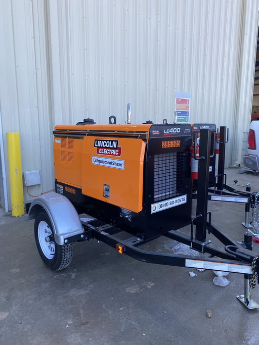 2022 Lincoln Electric LE400 Kubota V1505, Trlr, Cable Rack, Light Kit, ES Decals, T3