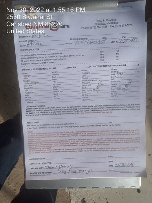 2022 ATLAS COPCO XAS188 CWK