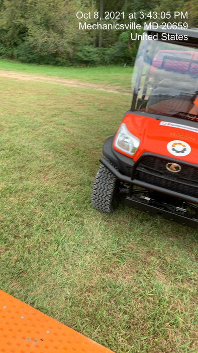2021 Kubota RTV-X1140W-H Plastic Canopy, Windshield Acrylic Clear, LED Strobe Light, Wire Harness Kit, Back up Alarm