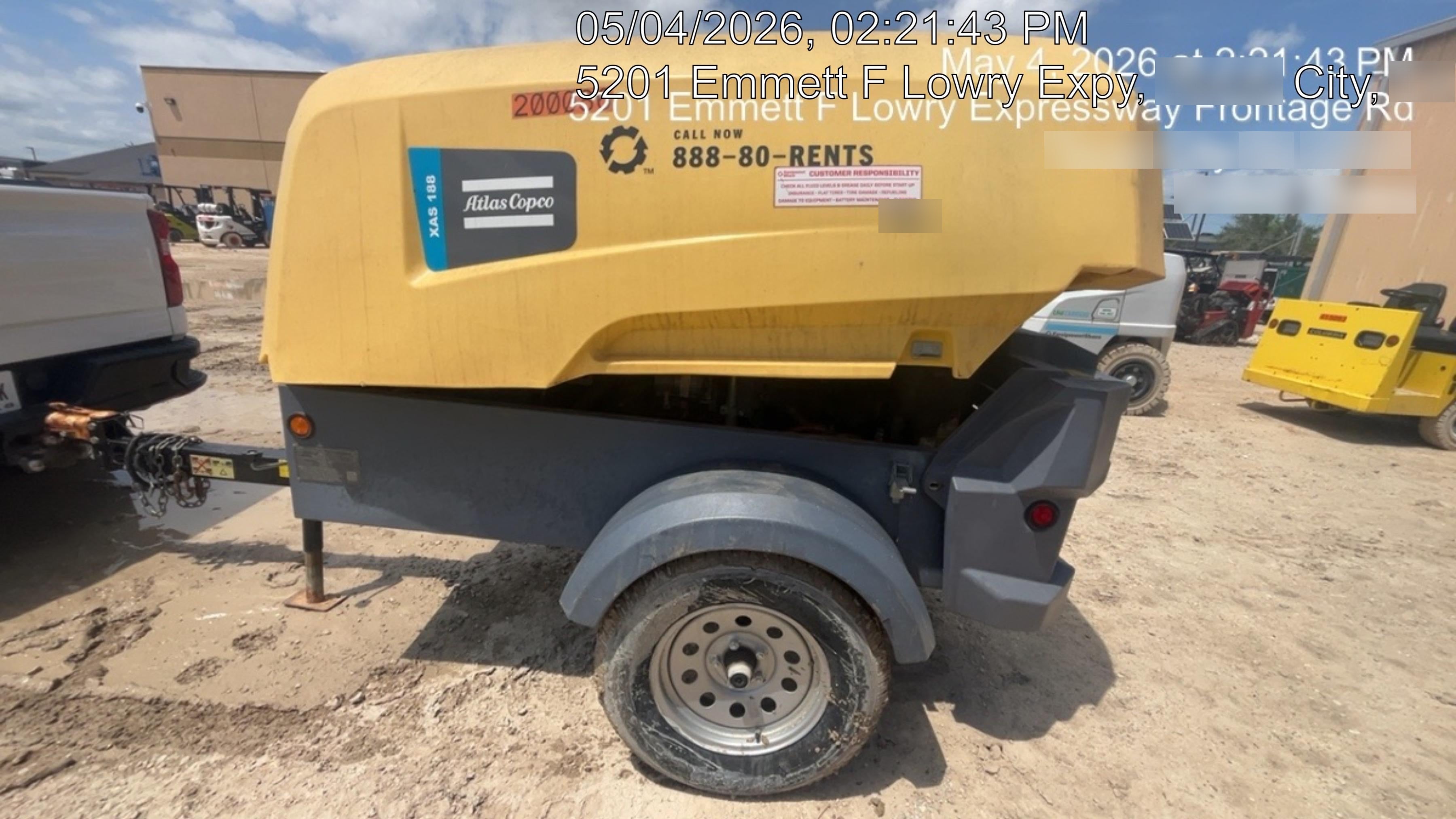 2022 ATLAS COPCO XAS188 CWK