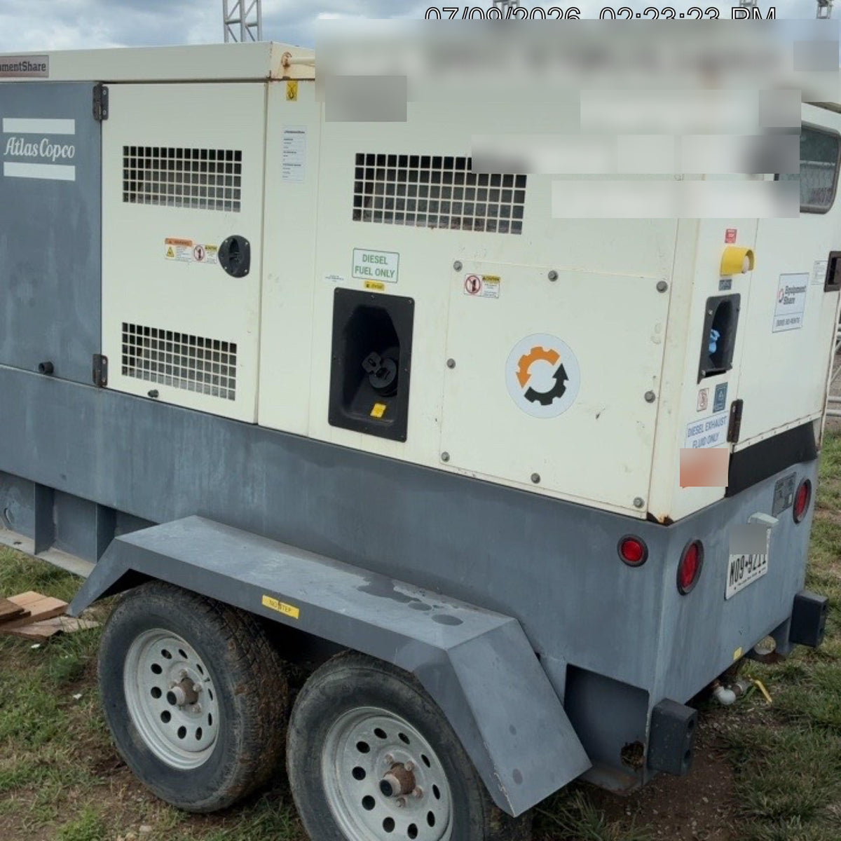 2020 ATLAS COPCO QAS 125