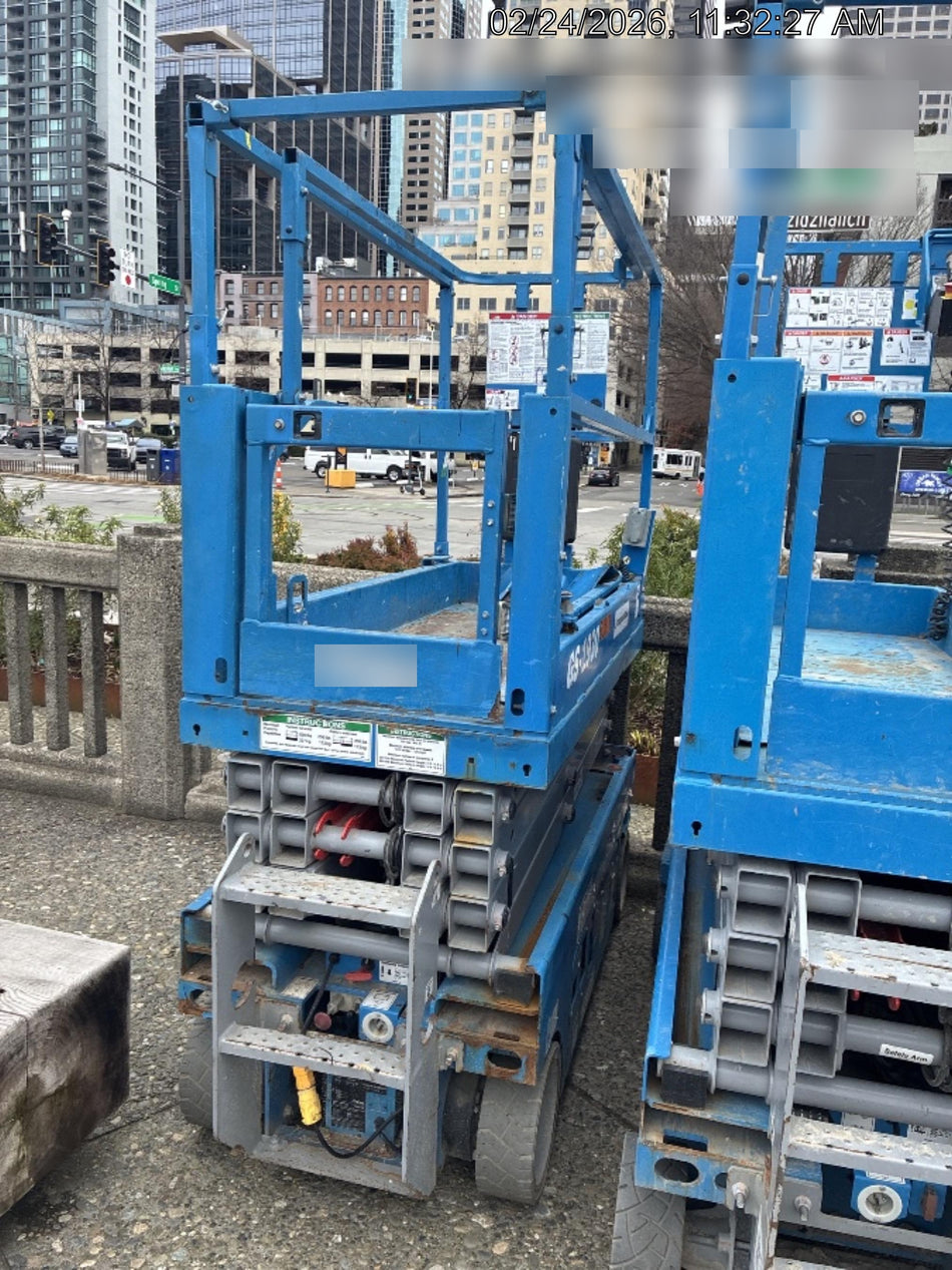 2020 Genie GS-1930 Solid Non Marking Tires, Beacon, Folding rails with half height swing gate