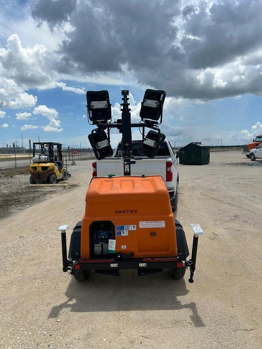 2025 Generac MLT6SMDS Diesel, Mitsubishi / Final Tier 4 Engine, 10.5 HP @ 1800 RPM, (4) 320W G4 LED's, Brushless Excitation, Capacitor Regulated, Vertical Mast, Manual Winch, 5kW Export Power, Power Zone Auto Light Controller