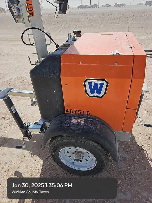 2024 Wanco WLTT-4MM4K Diesel, Deep Sea Controller, Shore Power Plug, Auto Start, (4) 350W LED Floodlights, 4kW Generator, 60 Gal Fuel Tank, 2" Ball, T3