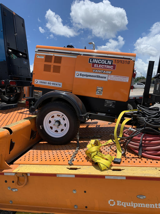 2021 Lincoln Electric Vantage 322 Vantage 322 Ready Pak 3 w/ Decals, ORANGE (includes trailer, cable rack, fender light kit) NO Telematics