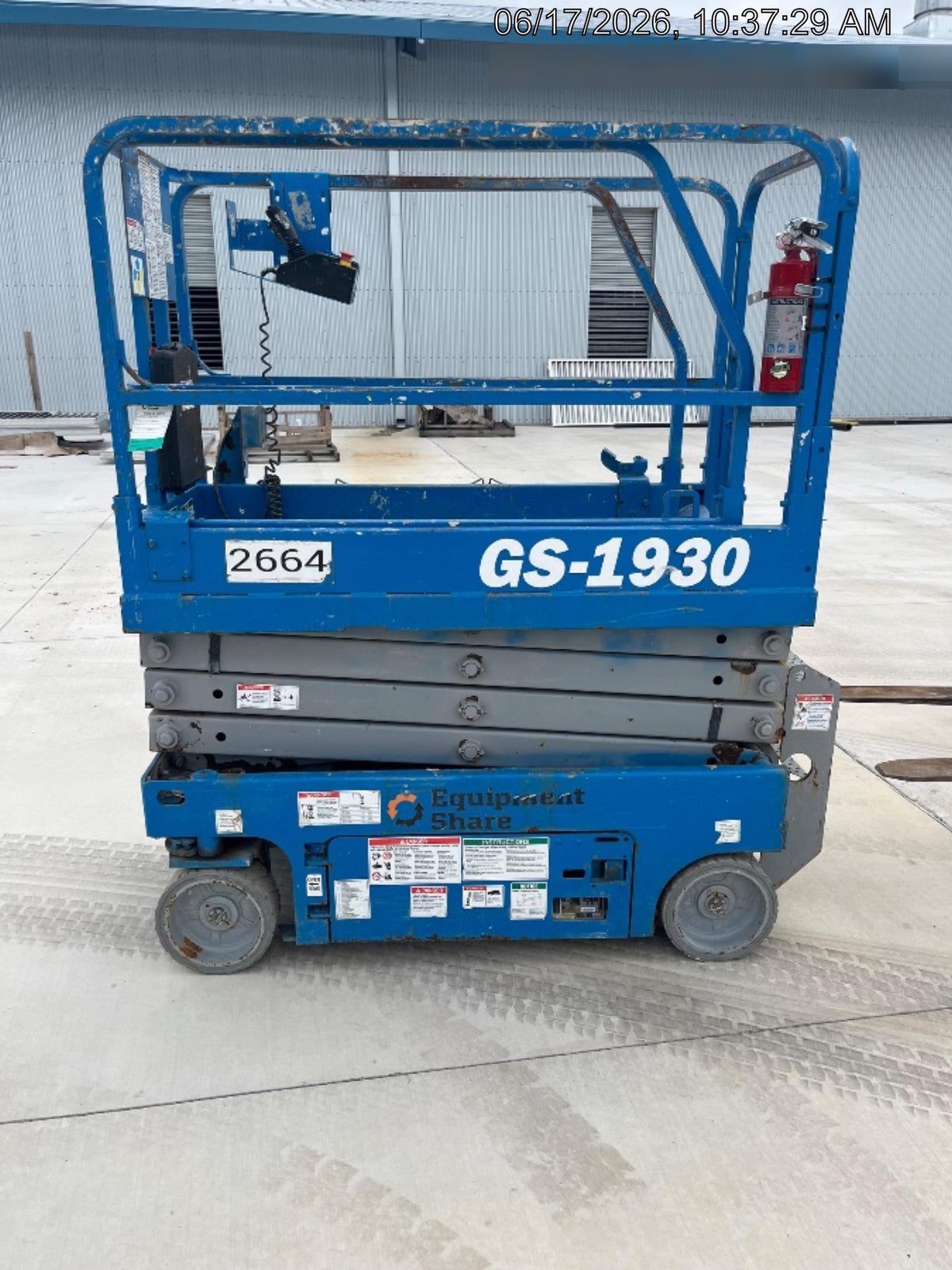 2017 Genie GS-1930 Genie GS-1930 Scissor Lift