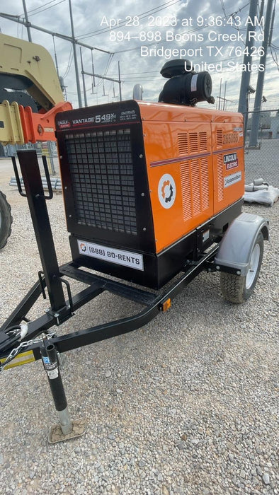 2022 Lincoln Electric Vantage 549X Crosslink Technology, Trailer Mounted, ES Decals, T3