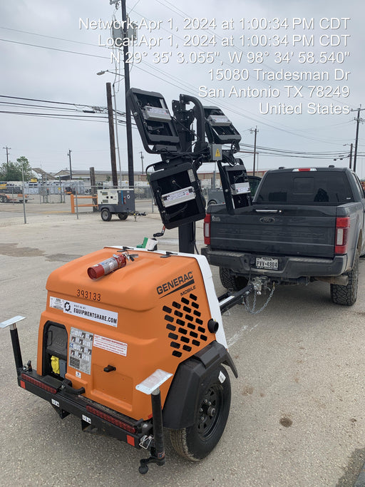 2024 Generac MLT2 Diesel, Flex Switch 120V Input, Powerzone Controller, 
(4) 320W LED Lights, 4kW Generator, 39.9 Gal Fuel Tank, 2" Ball, T3