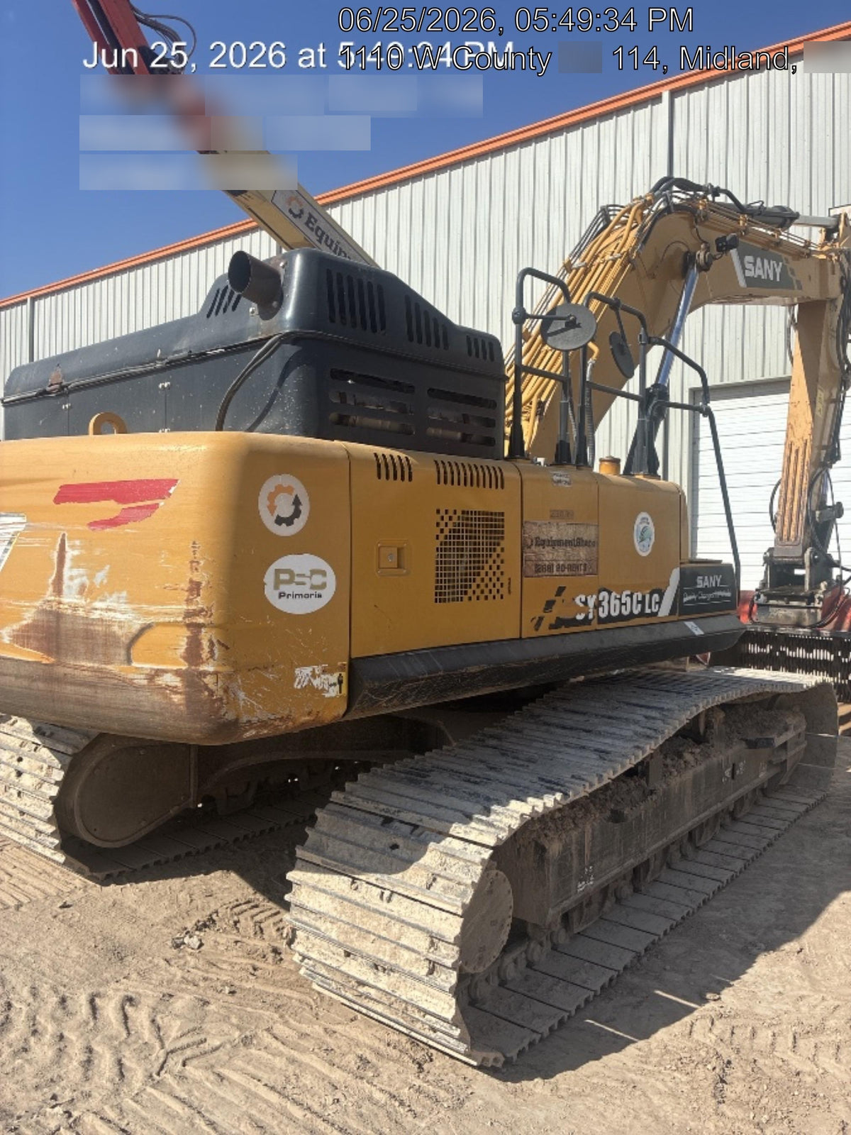 2019 SANY SY365C LC
