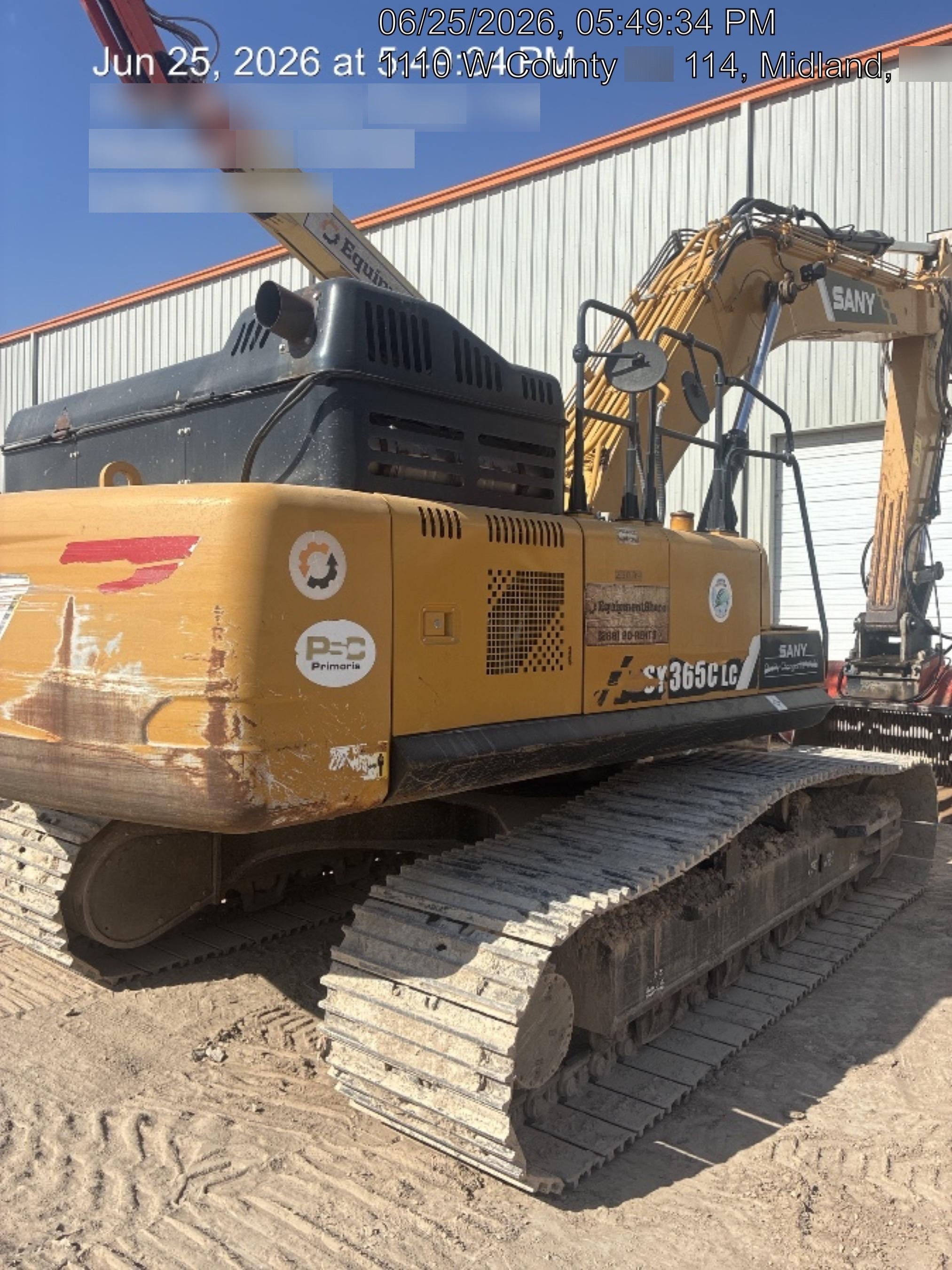2019 SANY SY365C LC