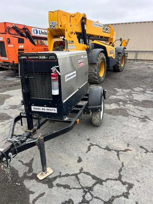 2019 Lincoln Electric Vantage 322 Welder Ready-Pak 3, Two wheel trailer, Fender and Light kit, Cable Rack