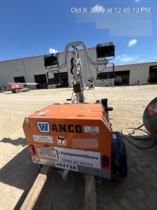 2024 Wanco WLTT-4MM4K Diesel, Deep Sea Controller, Shore Power Plug, Auto Start, (4) 350W LED Floodlights, 4kW Generator, 60 Gal Fuel Tank, 2" Ball, T3