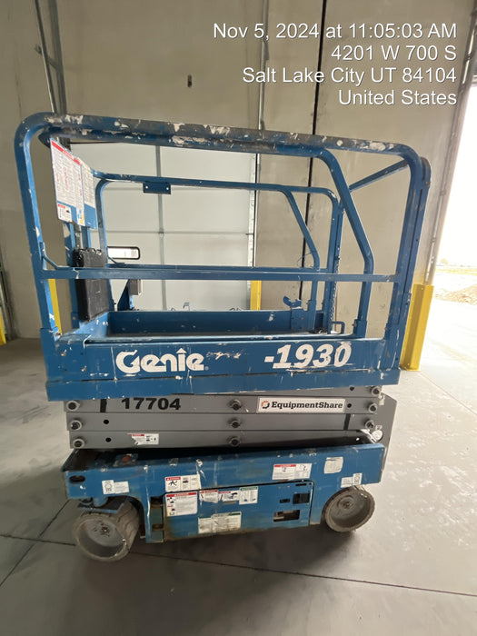 2018 Genie GS-1930 Genie GS-1930 w/Fixed Rail, Chain Entry
