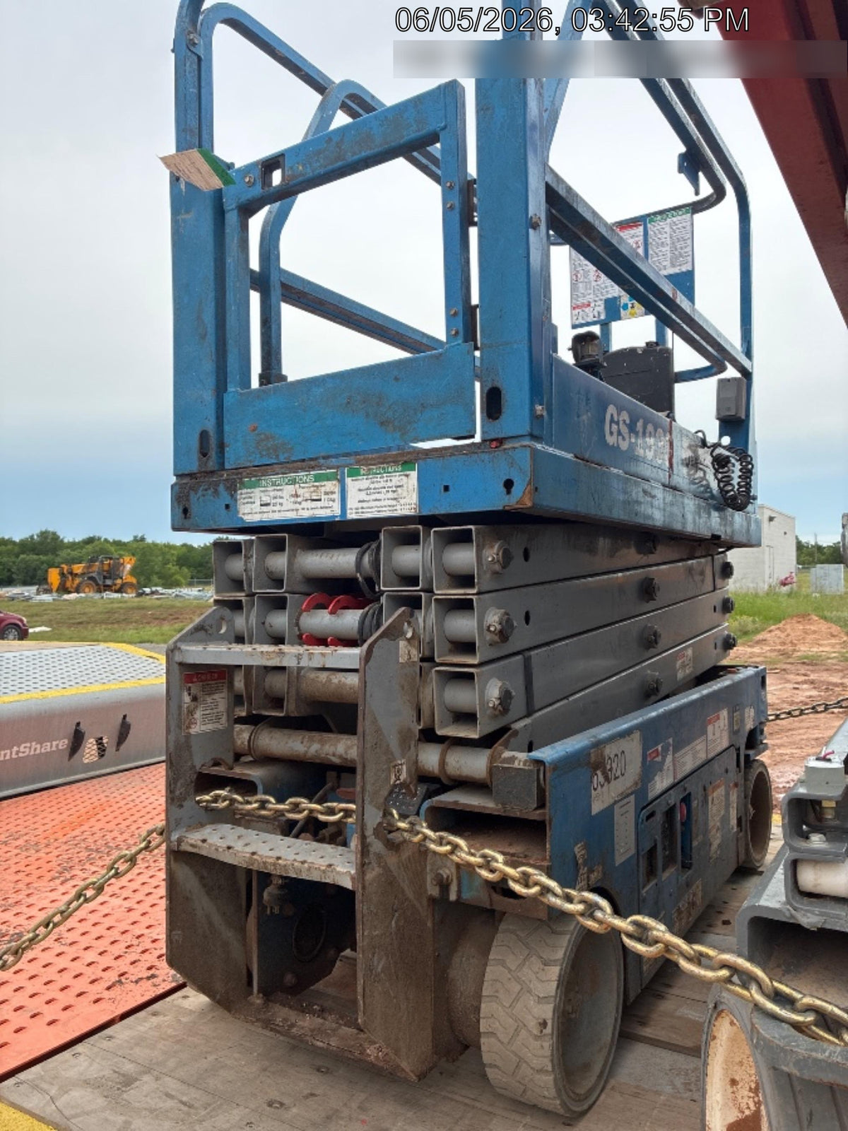 2020 Genie GS-1930 Solid Non Marking Tires, Beacon, Folding rails with half height swing gate