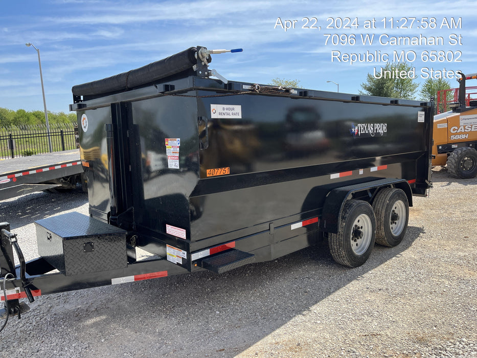 2024 TEXAS PRIDE TRAILERS DT714416KBP