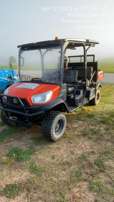 2020 Kubota RTV-X1140W-H 4WD, LED Strobe, Windshield Acrylic Clear, Plastic Canopy, Wire Harness Kit, Backup Alarm