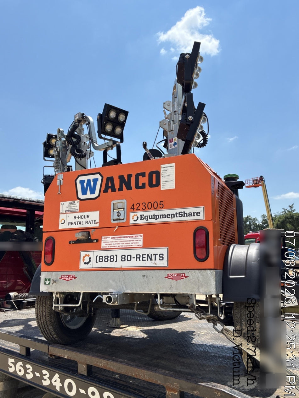 2024 Wanco WLTT-4MM4K Diesel, Deep Sea Controller, Shore Power Plug, Auto Start, (4) 350W LED Floodlights, 4kW Generator, 60 Gal Fuel Tank, 2" Ball, T3