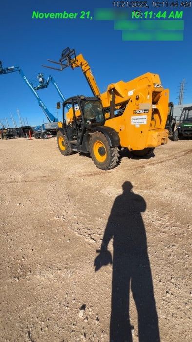 2019 JCB 506-36 Canopy, 74 HP, Foam Filled Tires, STD Worklight, Beacon, Aux Hydraulics, Lifting Eye, Back up Alarm w/48" Carriage/48" Forks