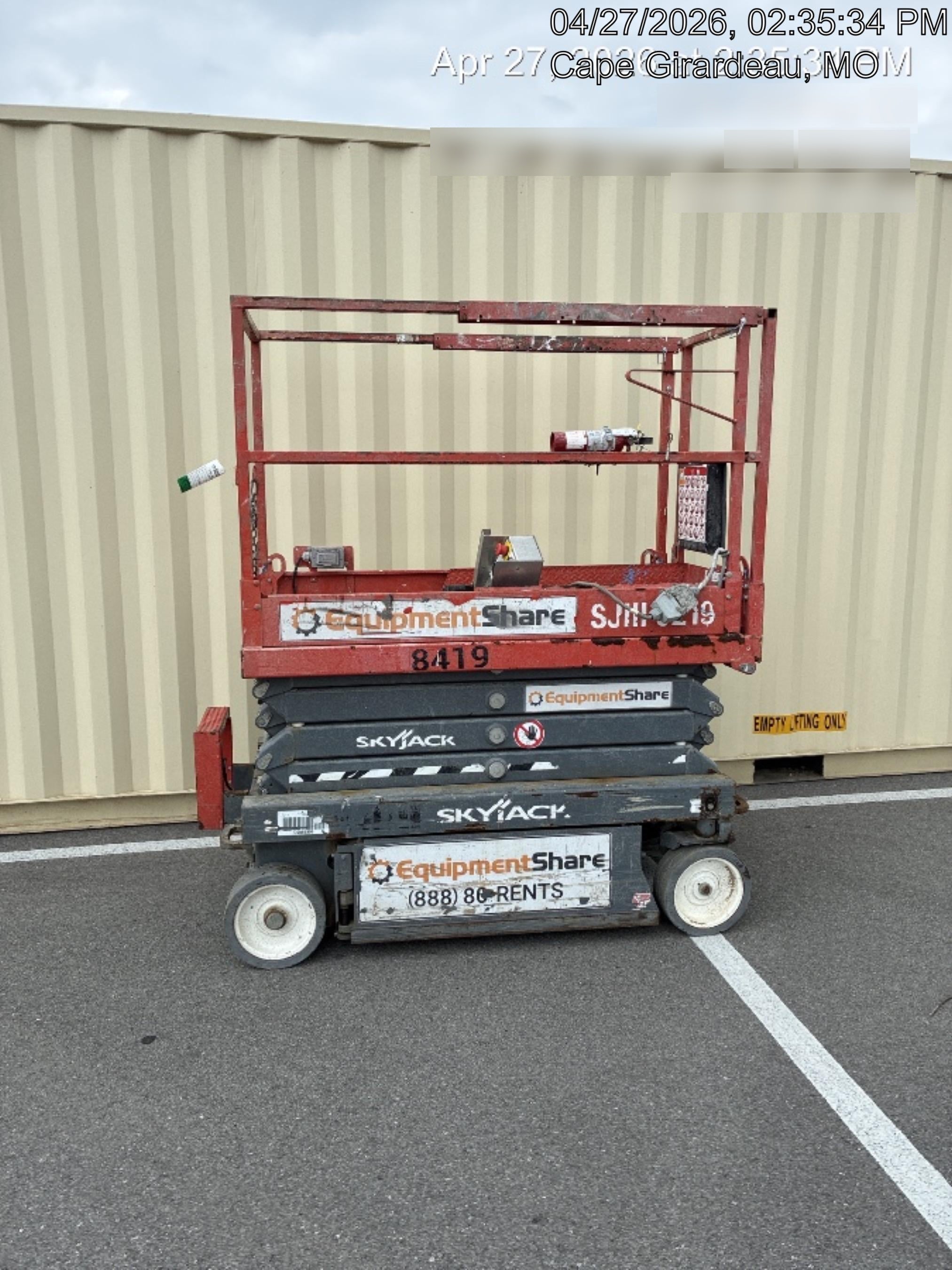 2018 SKYJACK SJIII-3219