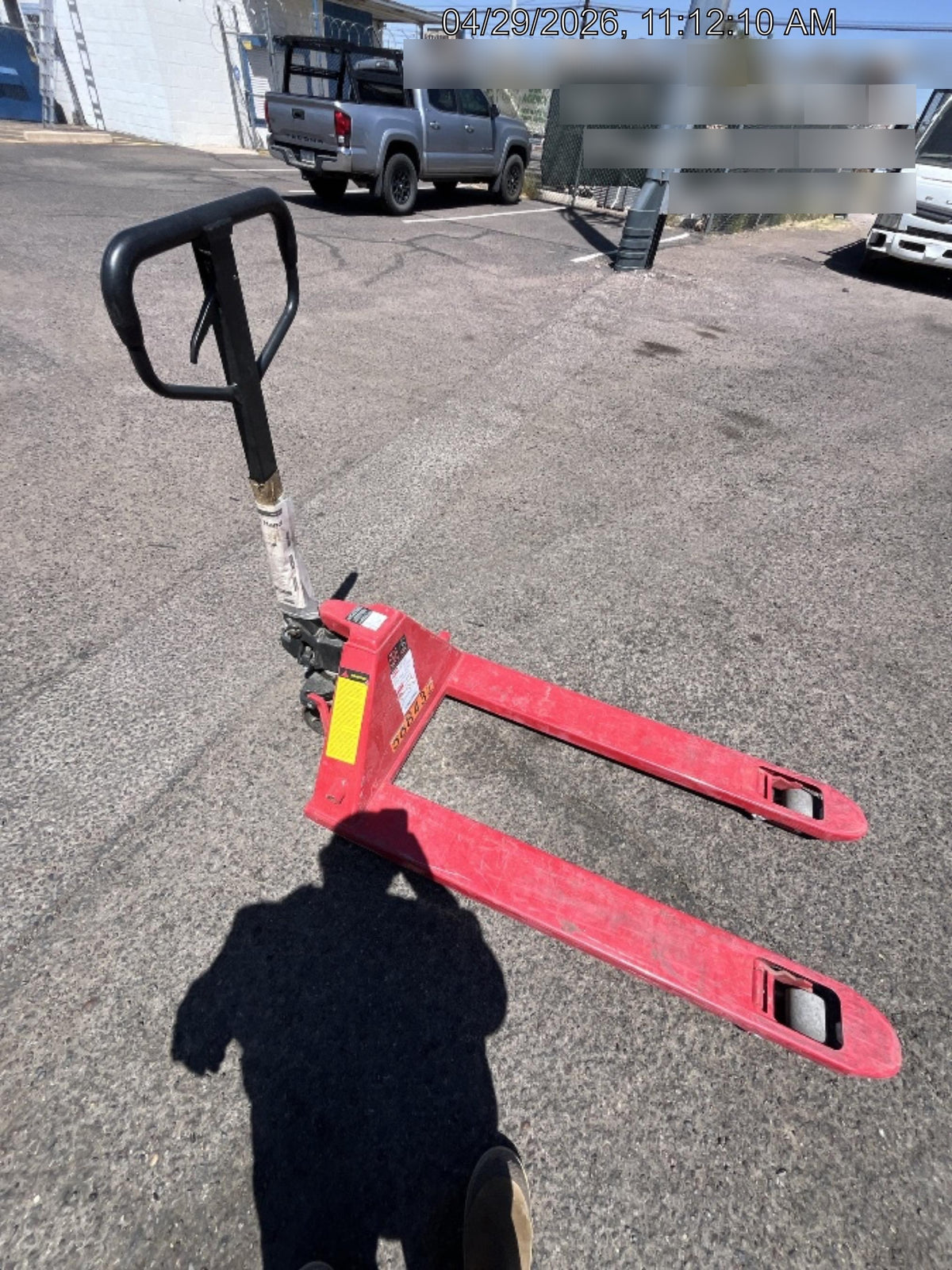 2025 GRAINGER PALLET JACK, 5500 LBS., GRAINGER