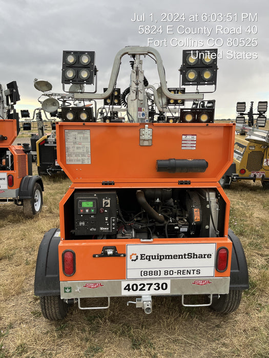 2024 Wanco WLTT-4MM4K Diesel, Deep Sea Controller, Shore Power Plug, Auto Start, (4) 350W LED Floodlights, 4kW Generator, 60 Gal Fuel Tank, 2" Ball, T3