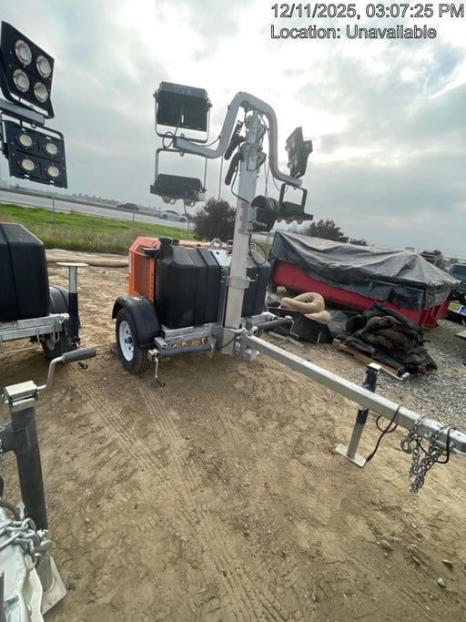 2024 Wanco WLTT-4MM4K Diesel, Deep Sea Controller, Shore Power Plug, Auto Start, (4) 350W LED Floodlights, 4kW Generator, 60 Gal Fuel Tank, 2" Ball, T3