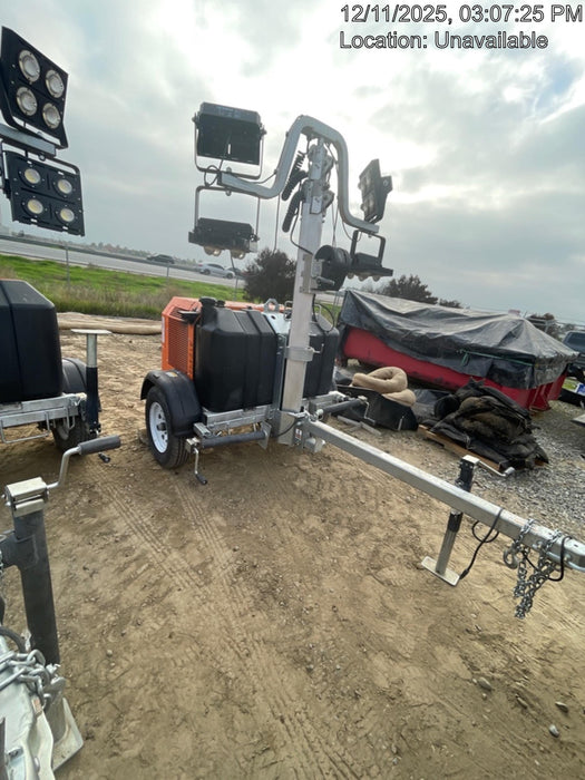 2024 Wanco WLTT-4MM4K Diesel, Deep Sea Controller, Shore Power Plug, Auto Start, (4) 350W LED Floodlights, 4kW Generator, 60 Gal Fuel Tank, 2" Ball, T3