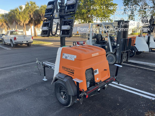 2025 Generac MLTS-4 Diesel, Mitsubishi L2E, 7.1 hp @1800 rpm, Flex Switch 120V Input, Powerzone Controller, (4) 320W LED Lights, 4kW Generator, 39.9 Gal Fuel Tank, 2" Ball, T3, ES Decals