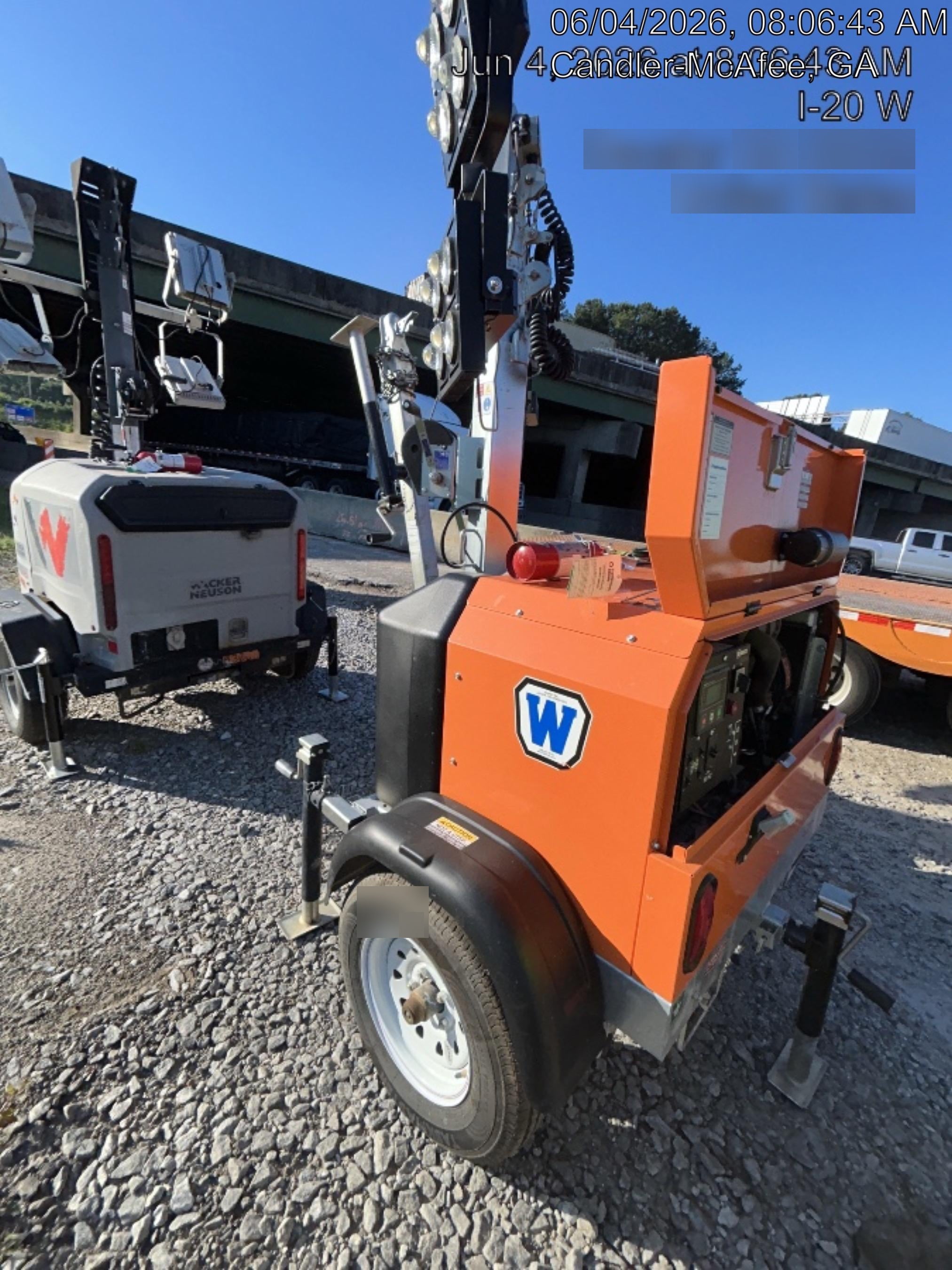 2025 Wanco WLTT-4MM4K Diesel, Mitsubishi L2E, 9.0HP @1800 rpm, Deep Sea Controller, Shore Power Plug, Auto Start, (4) 350W LED Floodlights, 4kW Generator, 60 Gal Fuel Tank, 2" Ball, T3