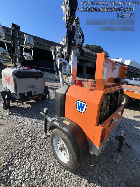 2025 Wanco WLTT-4MM4K Diesel, Mitsubishi L2E, 9.0HP @1800 rpm, Deep Sea Controller, Shore Power Plug, Auto Start, (4) 350W LED Floodlights, 4kW Generator, 60 Gal Fuel Tank, 2" Ball, T3