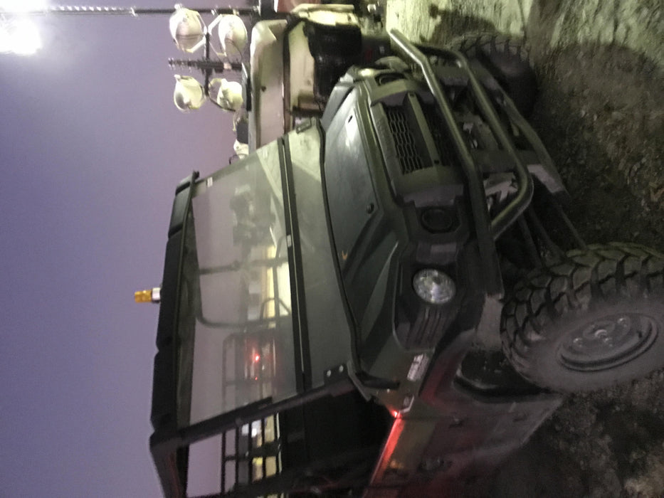 2019 Kawasaki Mule PRO-DXT Standard Options, Backup Alarm, Beacon, Plastic Hard Top, Poly Windshield, Horn Kit