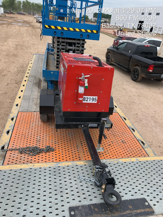 2022 Shindaiwa DGW400MDL Kubota D902 Engine, 23 HP, Dual Op Welder, Wire, Arc, Droop Stick, Tig, and CC Stick Functionality, Simulphase, 3 Phase and 1 Phase Gen Output, Single Axle NB Trlr, Slr Trckl Chrg 12V 12W, Fire Ext