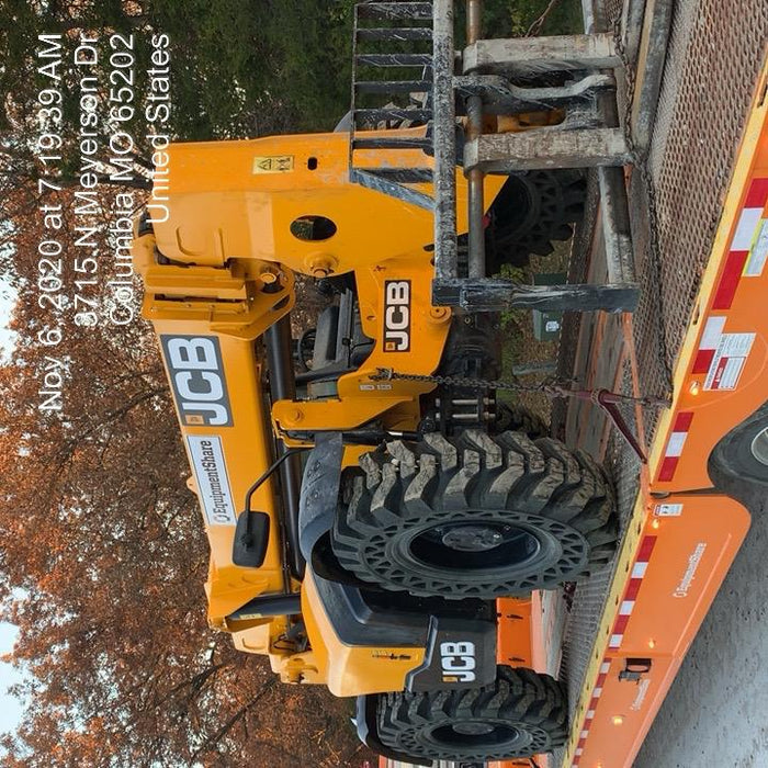 2020 JCB 509-42 Canopy, Solid Tires, Work Lights, Beacon, Aux Hydraulics, Back up Alarm, Lifting Eye, ES Decals