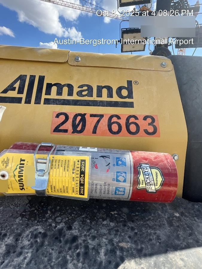 2022 Allmand NLV3GR (4) LED Light Fixture 350W, 23' Vertical Mast, 3kW Prime, Towable, Deep Sea L401, Leveling Jacks, Yanmar T4F 5.8hp