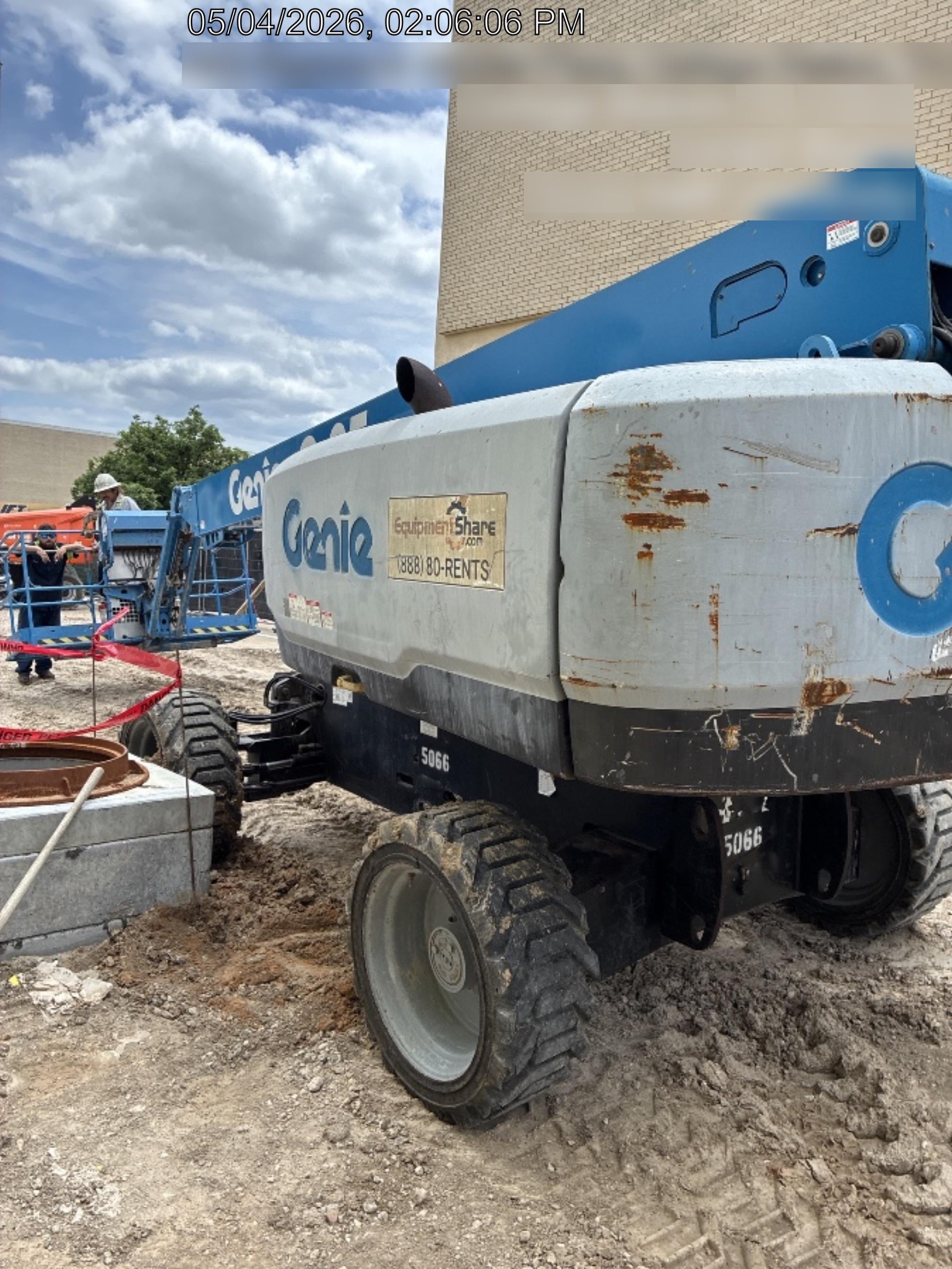 2017 Genie S-65 Genie S65, Diesel Engine, Foam Filled Tires, Glazier Kit