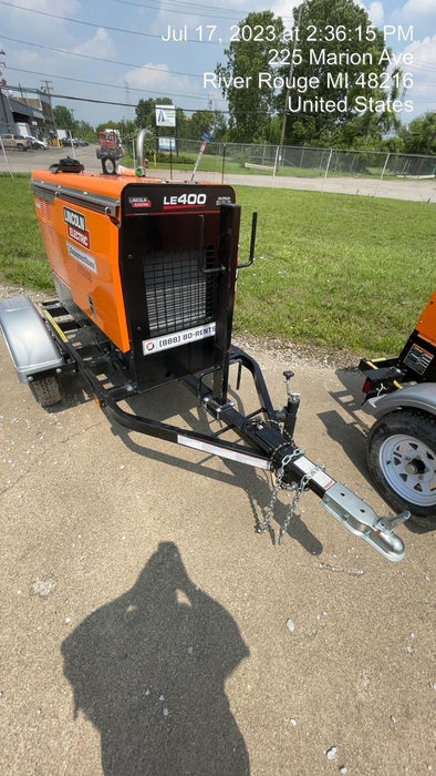 2023 Lincoln Electric LE400 Kubota V1505, Trlr, Cable Rack, Light Kit, ES Decals, T3